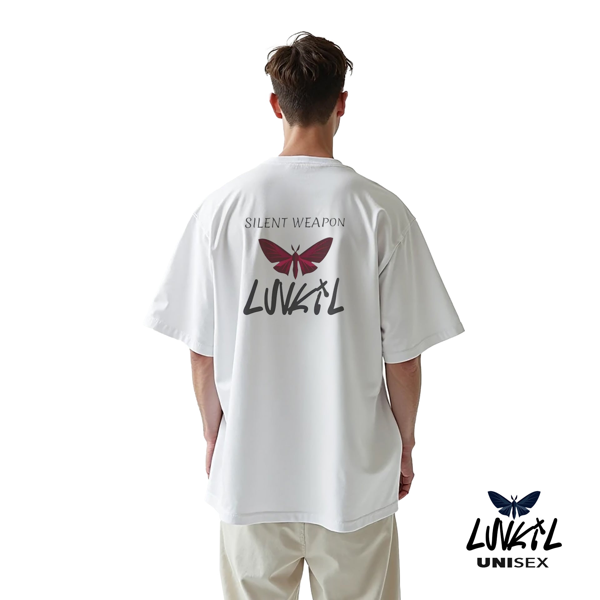 SILENT WEAPON TEE - WHITE