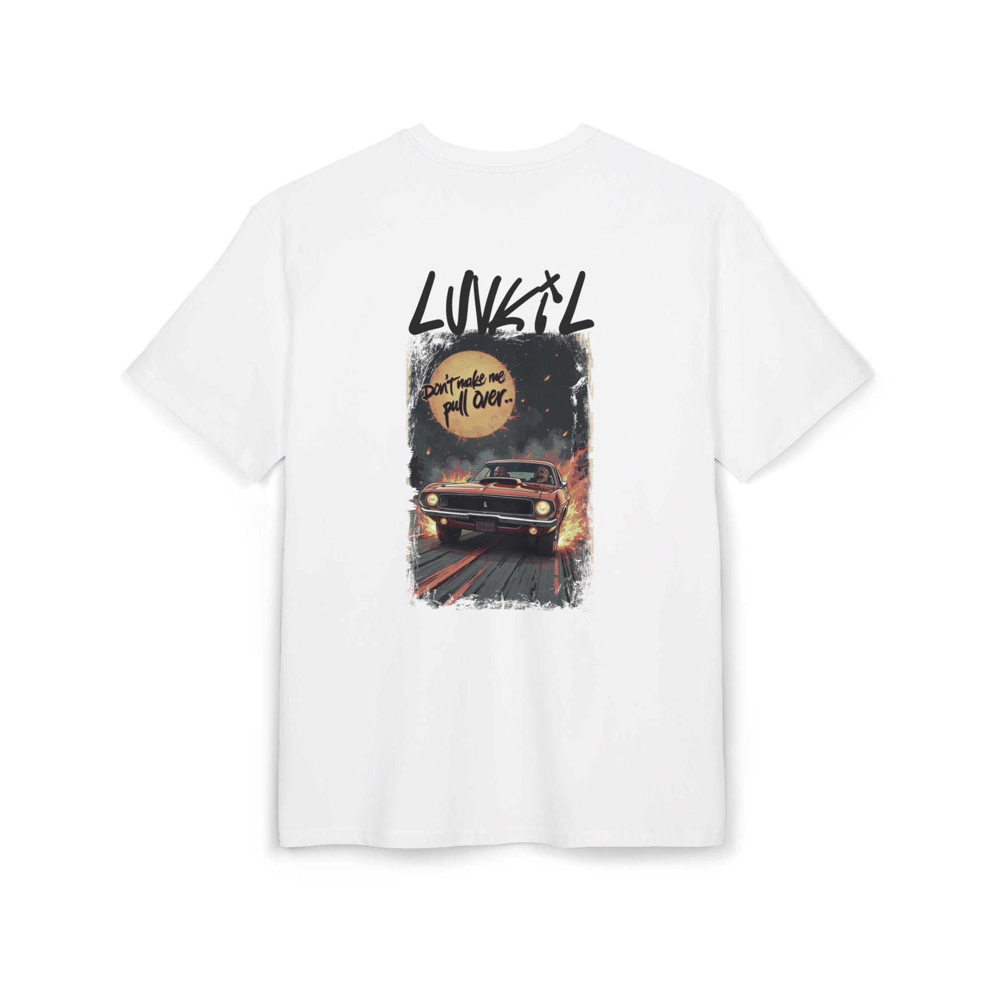 DONT MAKE ME PULL OVER TEE - WHITE
