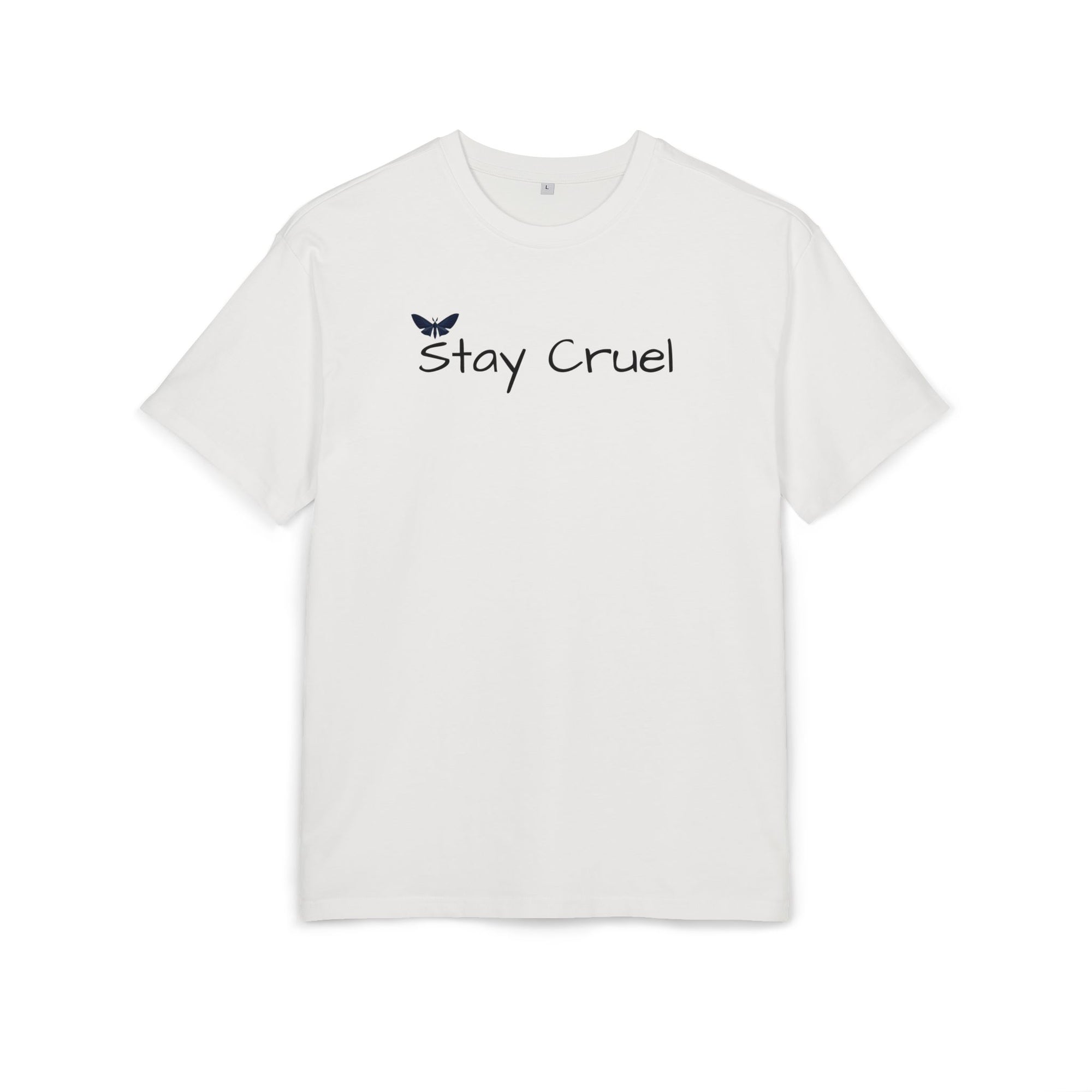STAY CRUEL TEE - BLANC WHITE