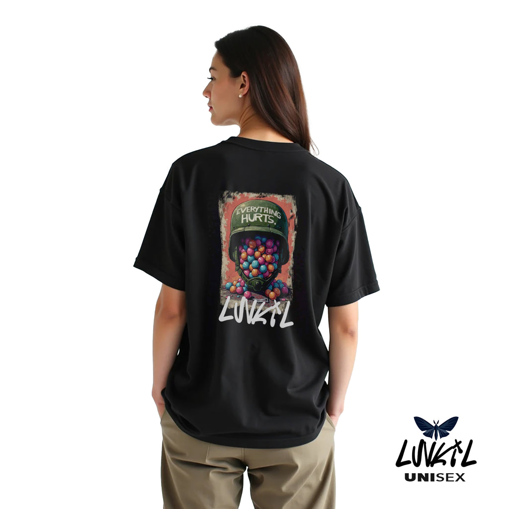 EVERY THING HURTS TEE - BLACK