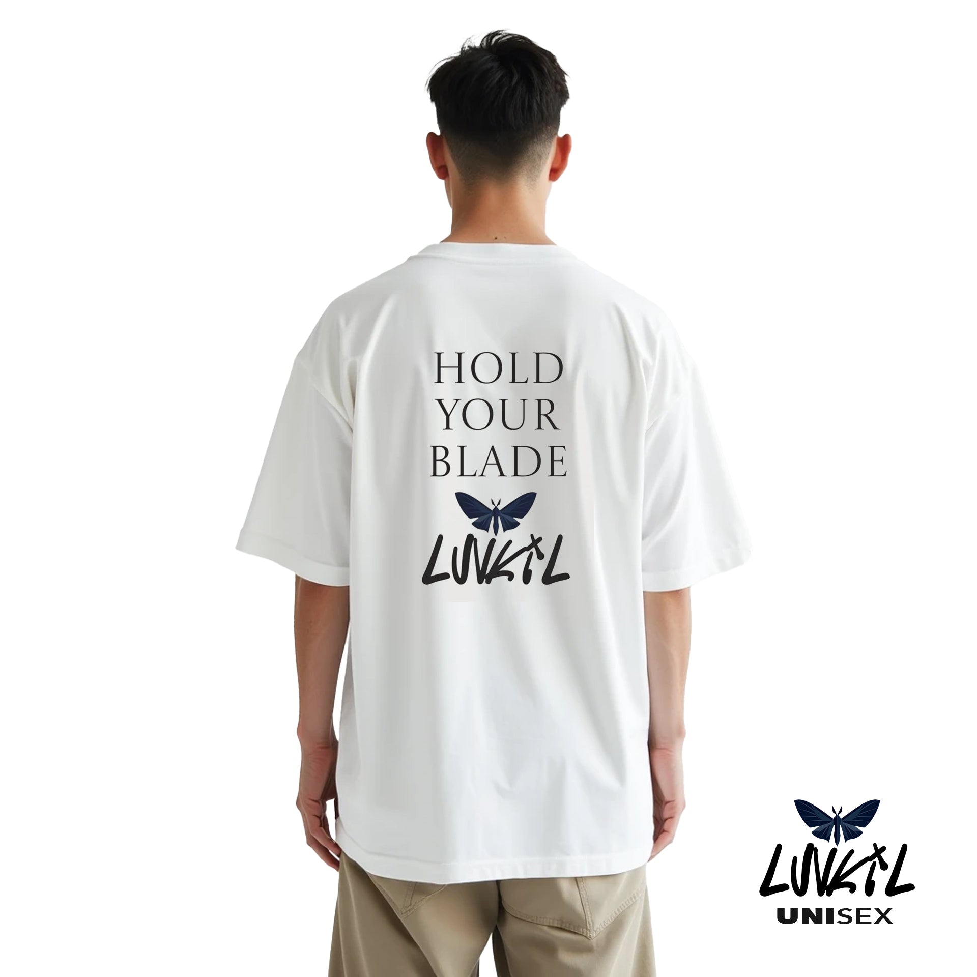 HOLD YOUR BLADE TEE - BLANC WHITE