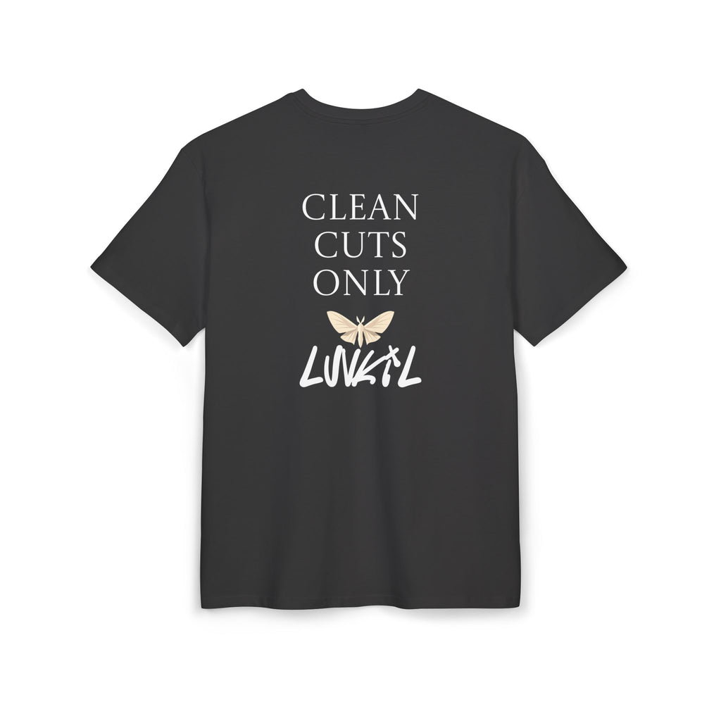 CLEAN CUTS ONLY TEE - BEIGE